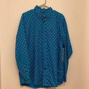 Blue Ariat button up
